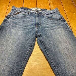 Ariat M4 Relaxed Straight Leg Jeans Size 31x36 Medium Wash Denim